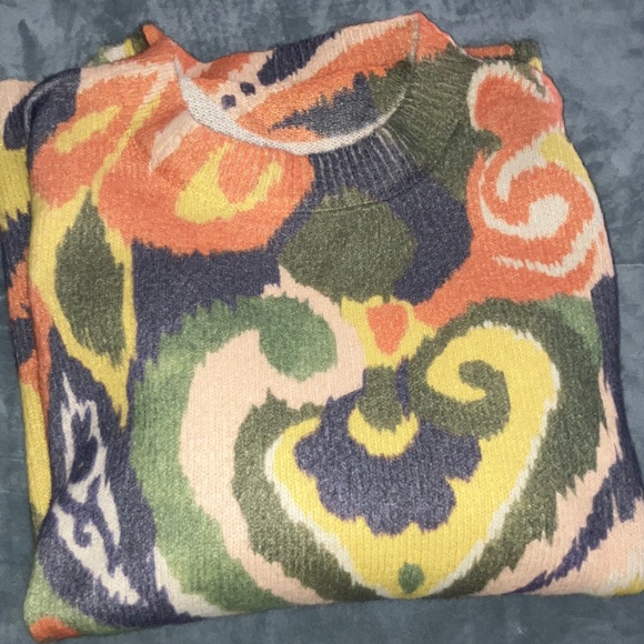 Colorful Abstract Patterned Sweater - Picture 4 of 4